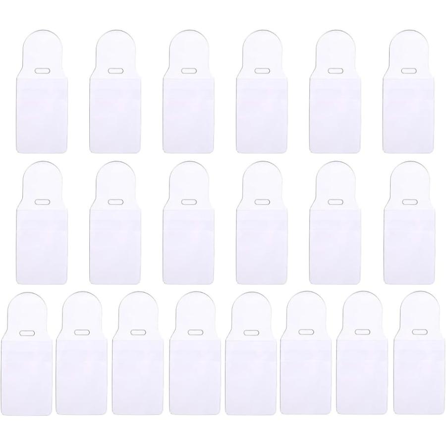 ラバーストラップカバー お守り袋 透明 アクリルキーホルダー お守り入れ 20枚セット( 透明) の商品画像