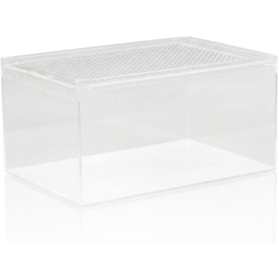 爬虫類 ケージ レオパ シェルター アクリル製 虫かご レプタイルボックス (透明,  30x20x15cm)（Yahoo!・スピード発送 ホリック）