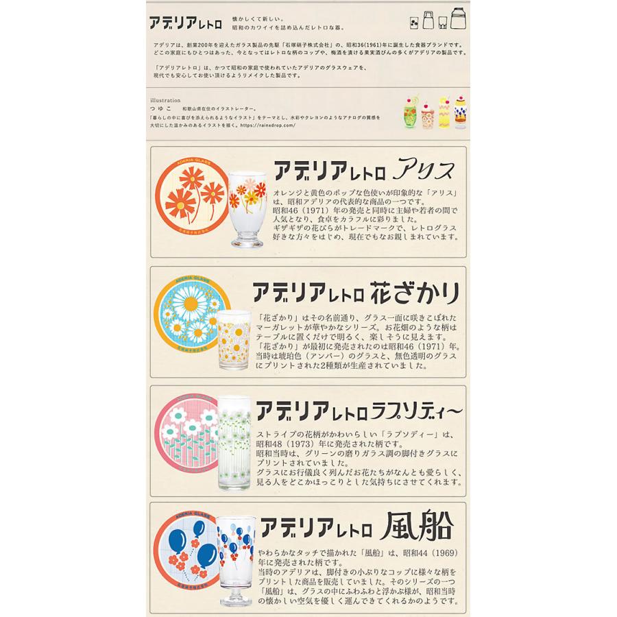 アデリアレトロ レターセット 花ざかり ADLS-02 （25） 便箋8枚・封筒4