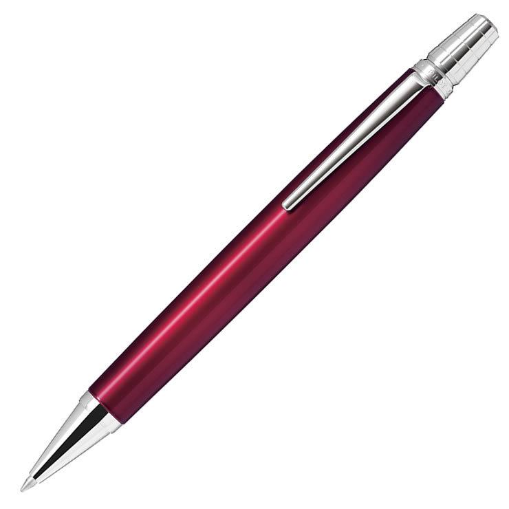 PILOT パイロット 油性ボールペン ライズ 0.7mm（細字） ライジングレッド BR-1MR-RSR 頭冠回転繰り出し式  名入れ可（レーザー彫刻） ペンシース付 R : br-1mr-rsr : 堀萬昭堂 ヤフー店 - 通販 - Yahoo!ショッピング