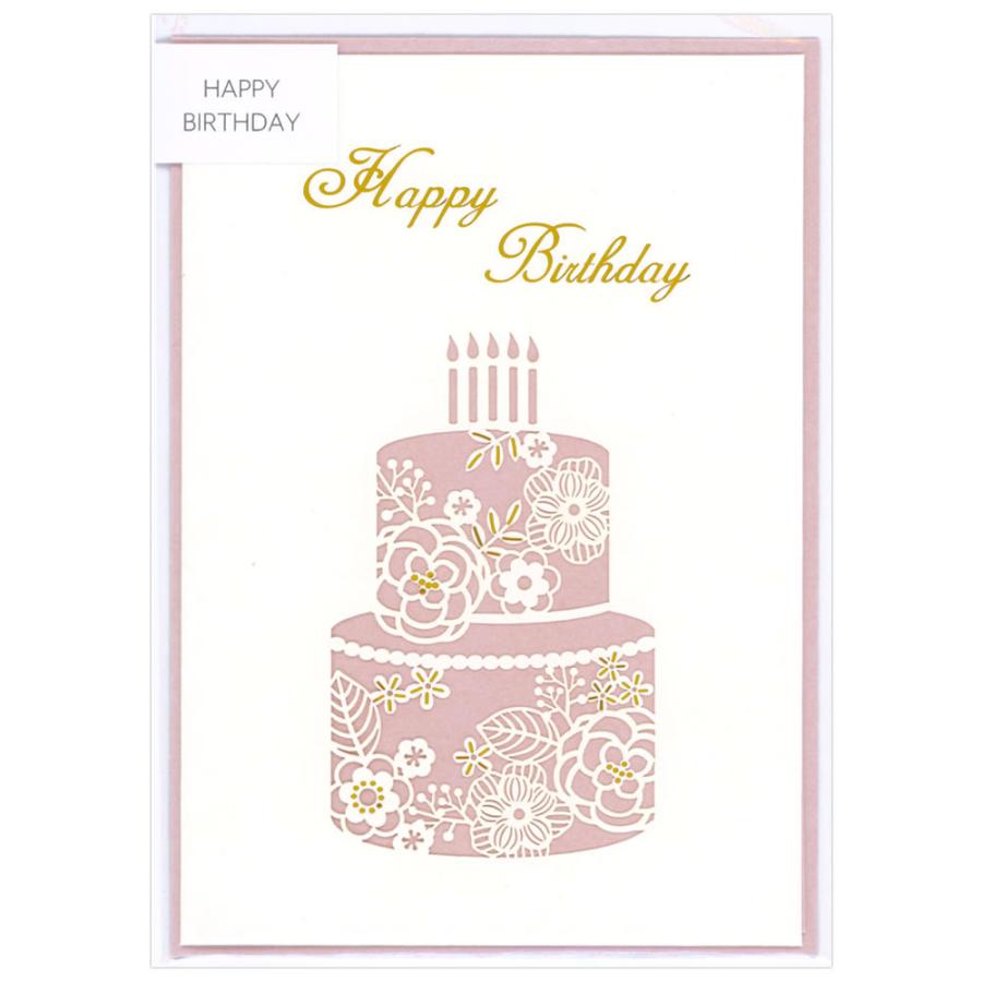 バースデーカード 2つ折りカード バースデーケーキ E12 Gs 224 アクティブコーポレーション レーザーカット グリーティングカード お誕生お祝 E12 Gs 224 堀萬昭堂 ヤフー店 通販 Yahoo ショッピング