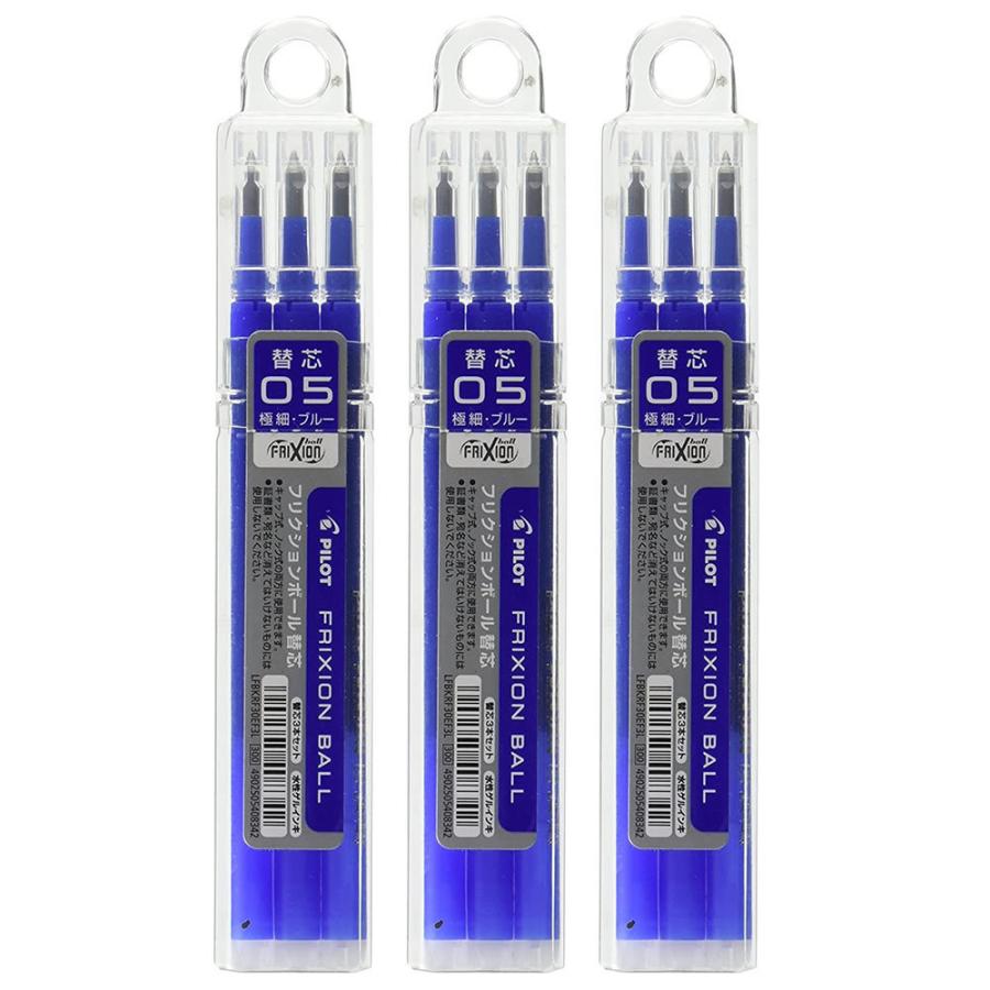 送料無料 パイロット フリクションボール替芯 3本入×3パック 0.5mm ブルー LFBKRF30EF3L キャップ式・ノック式両方使用可 水性ゲルインキ P :lfbkrf30ef3l-3s:堀萬昭堂 ヤフー店 - 通販 - Yahoo!ショッピング 送料無料 パイロット フリクションボール替芯 3本入×3パック 0.5mm ブルー LFBKRF30EF3L キャップ式・ノック式両方使用可 水性ゲルインキ P :lfbkrf30ef3l-3s:堀萬昭堂 ヤフー店 - 通販 - Yahoo!ショッピング