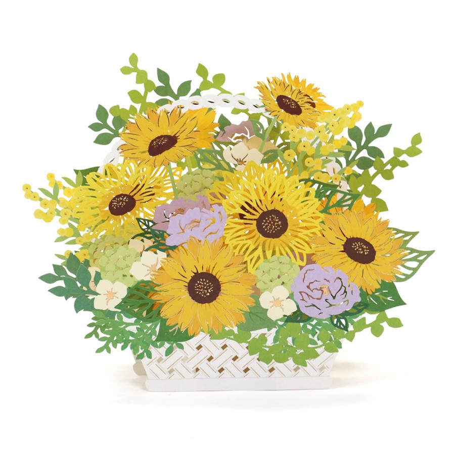 グリーティングカード 多目的 夏 サマー ひまわり花かご Sar 801 786 Hs 17 ホールマーク 多用途 夏カード サマーカード 飛び出す 立体カード Sar 801 786 堀萬昭堂 ヤフー店 通販 Yahoo ショッピング