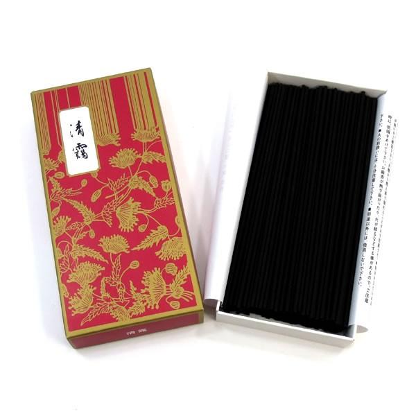 鳩居堂 お線香 清靄（せいあい） 紙箱（新パッケージ） バラ詰め 100g