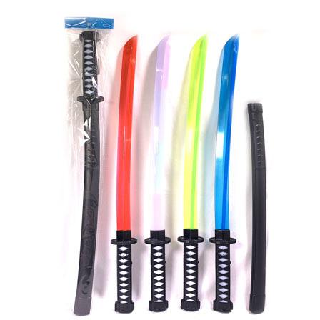 光るおもちゃ 光と音の日本刀 鞘付(12個入) : 堀商店Yahooストア