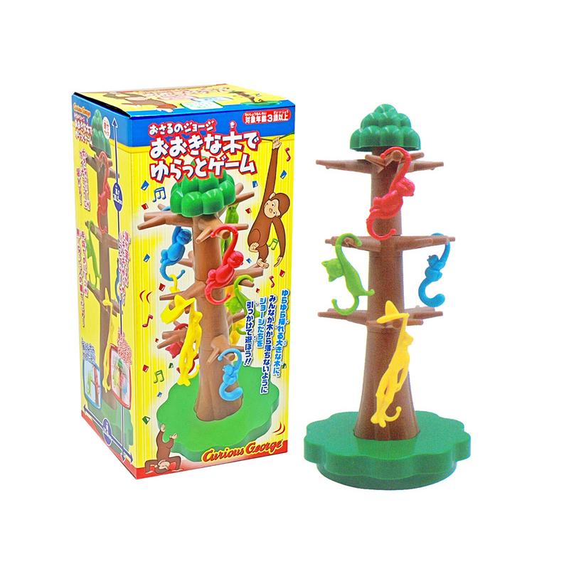キャラ玩具 おさるのジョージ 大きな木でゆらっとゲーム(1個入) : 堀