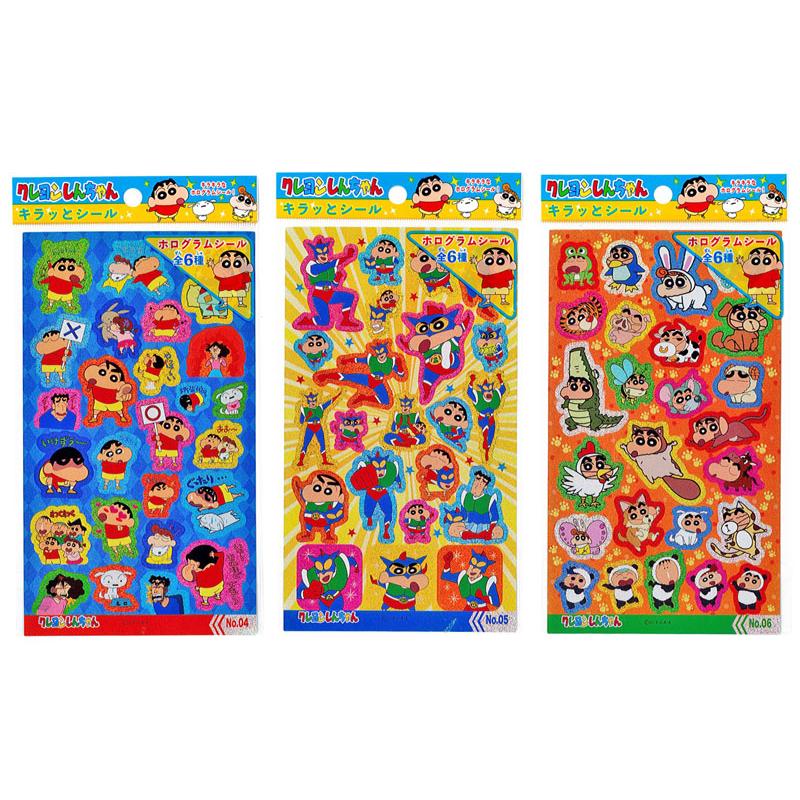 100景品 クレヨンしんちゃん キラッとシール(12個入) : 堀商店Yahoo