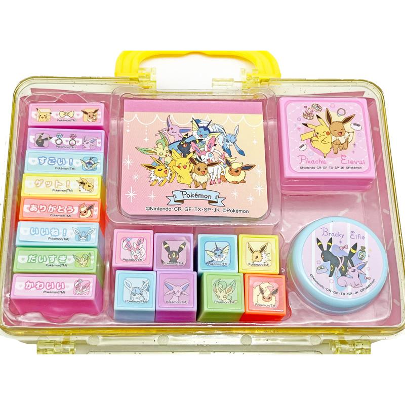 キャラ玩具 ポケットモンスタースタンプメモセット・イーブイフレンズ