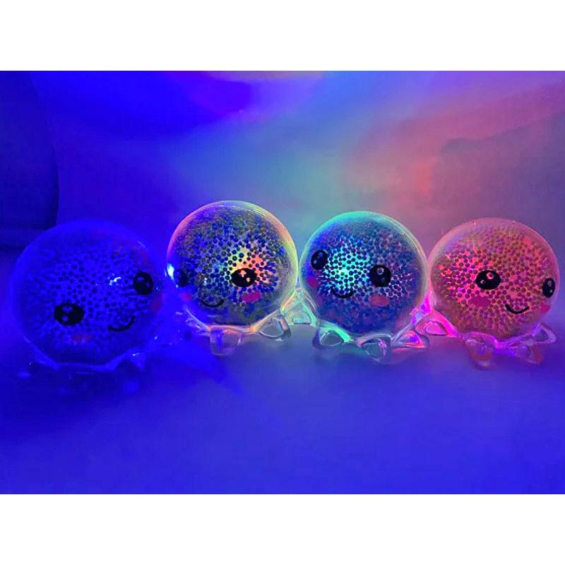 光るおもちゃ 【大特価】光るぷにぷにぷるるん タコちゃん(12個入