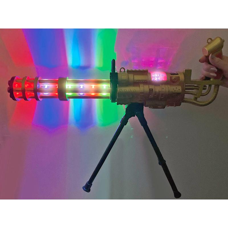 光るおもちゃ 光る！音が鳴る！ガトリングガンMAX(1個入) : 堀商店