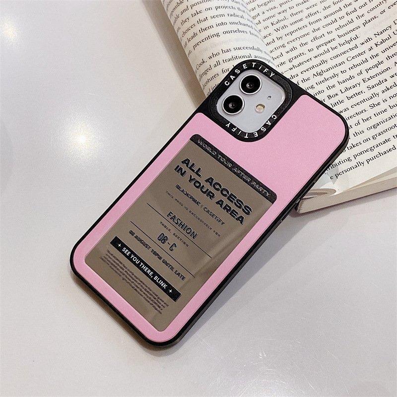 スマホケース casetify Blackpink ブラックピンク コラボ チェック柄