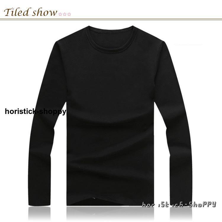 メンズ tシャツ 長袖 ロンt 3点セット ロングtシャツ Uネック メンズ tシャツ 長袖 ロンt 3点セット ロングtシャツ Uネック