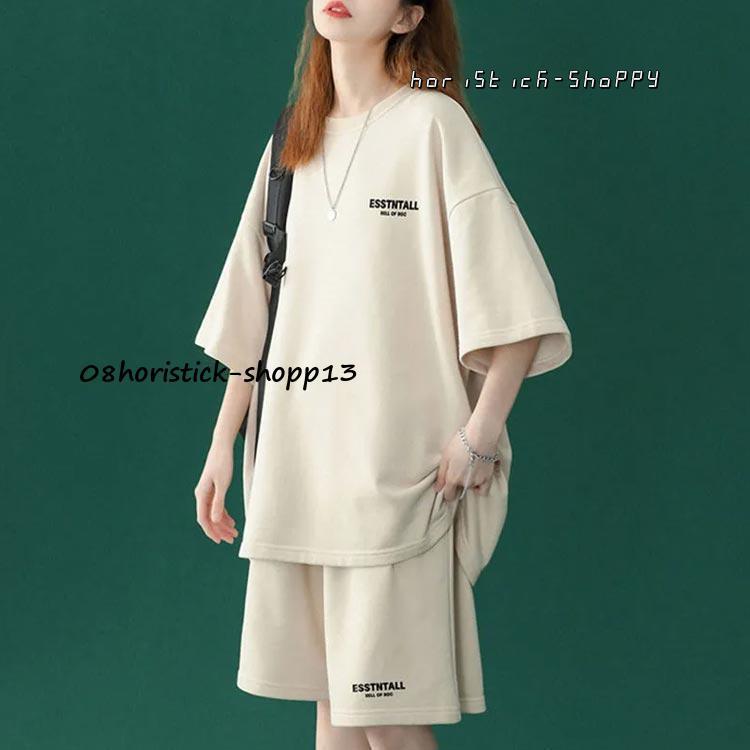 レディース ショートパンツ Tシャツ 上下セット 夏服 半袖 レディース ショートパンツ Tシャツ 上下セット 夏服 半袖