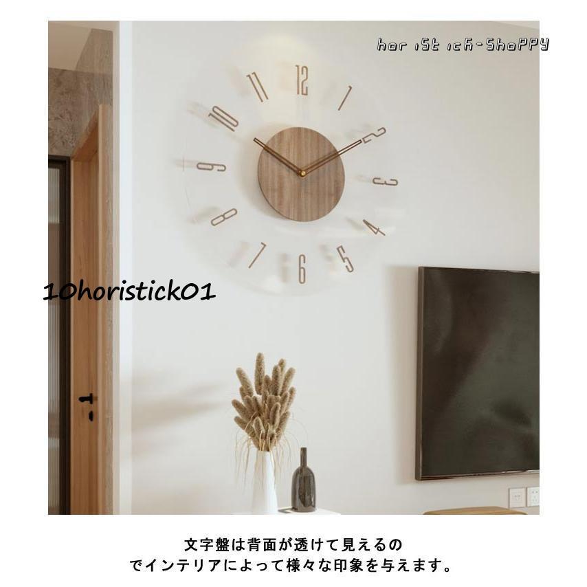 透明 壁掛け時計 木製 ウッド クリア 掛け時計 静音 壁掛け 時計 透明 壁掛け時計 木製 ウッド クリア 掛け時計 静音 壁掛け 時計