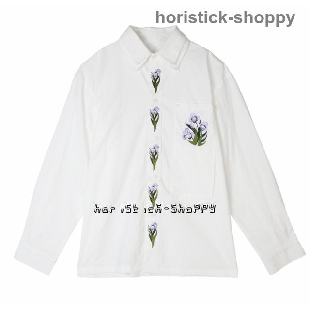 ブラウス トップス レディース 長袖 春 秋 刺繍 花柄 シャツ ブラウス トップス レディース 長袖 春 秋 刺繍 花柄 シャツ