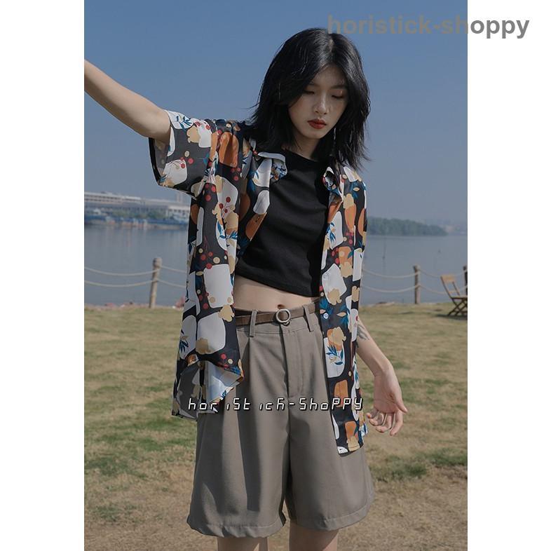 アロハシャツ レディース 花柄 シャツ 半袖 柄シャツ トップス アロハシャツ レディース 花柄 シャツ 半袖 柄シャツ トップス