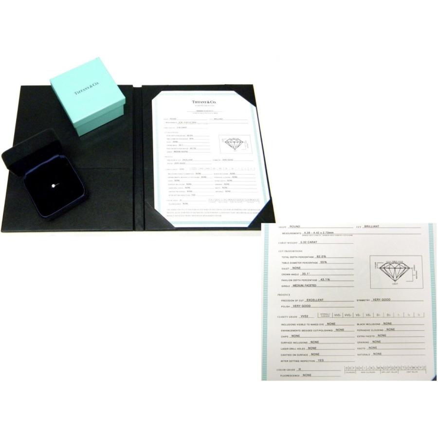 TIFFANY&Co.（ティファニー） 指輪 ダイヤモンド立爪リング Pt850 0.32