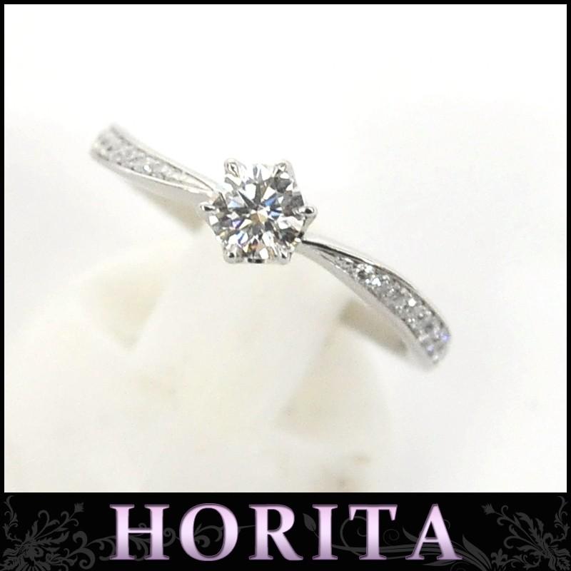 4℃（ヨンドシー） ダイヤモンド立爪指輪 0.313ct E−VVS1−3EX ガラス