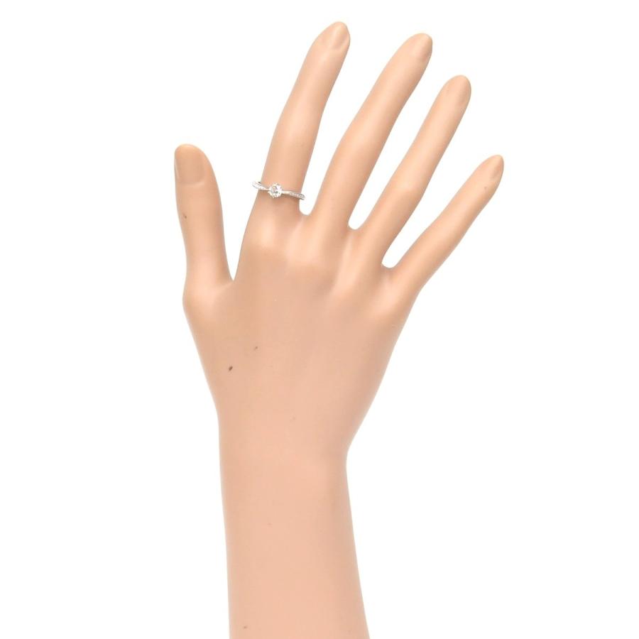 4℃（ヨンドシー） ダイヤモンド立爪指輪 0.313ct E−VVS1−3EX ガラス