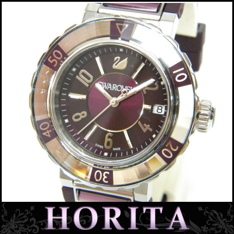 SWAROVSKI 時計 オクティア スポーツ クオーツ 文字盤パープル レディース (36159)(36159)