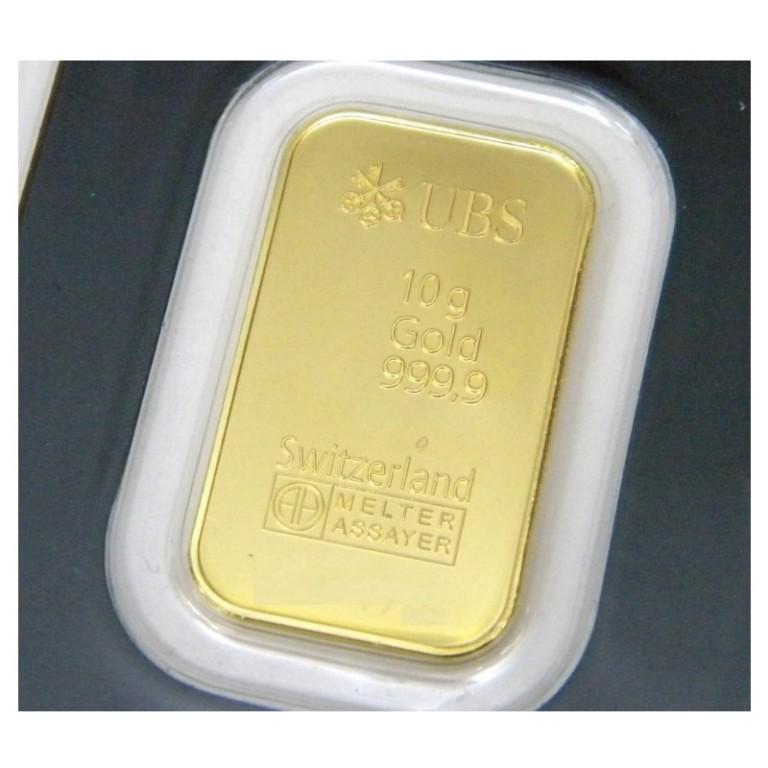 UBS 純金 インゴット 10g ゴールドバー 24金 ingot/K24（39394）(39394
