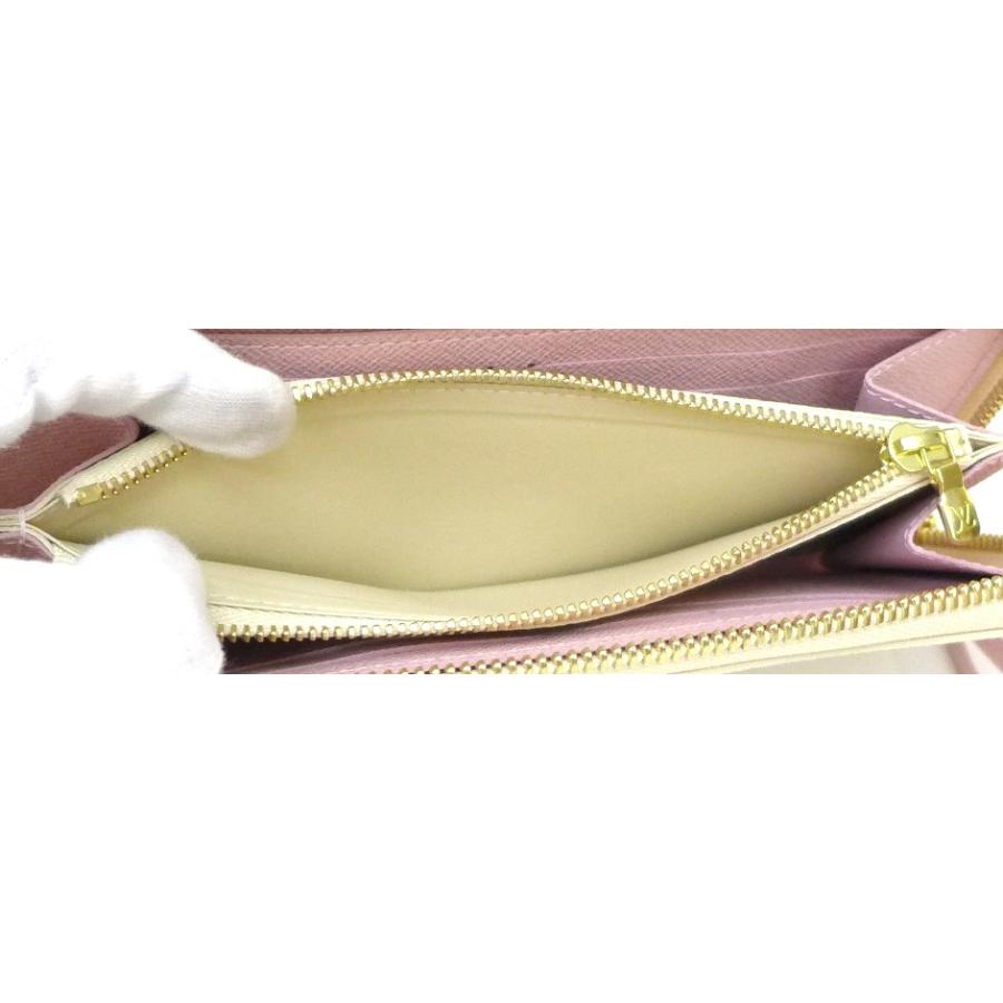 【新品】ルイヴィトン ポルトフォイユ・クレマンス N61264 アズール ローズバレリーヌ LOUIS VUITTON ヴィトン 財布 長財布 新品(39666)の画像