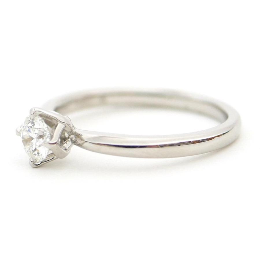 俄（NIWAKA） 指輪 ダイヤ立爪指輪 0.281ct ＃8 F VS1 3EX