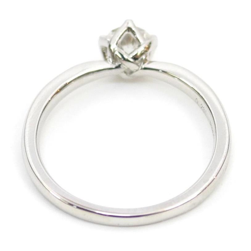 俄（NIWAKA） 指輪 ダイヤ立爪指輪 0.281ct ＃8 F VS1 3EX