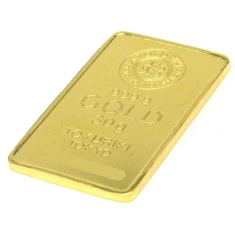 新品】徳力本店 純金 インゴット ゴールドバー 24金 30g K24 金塊