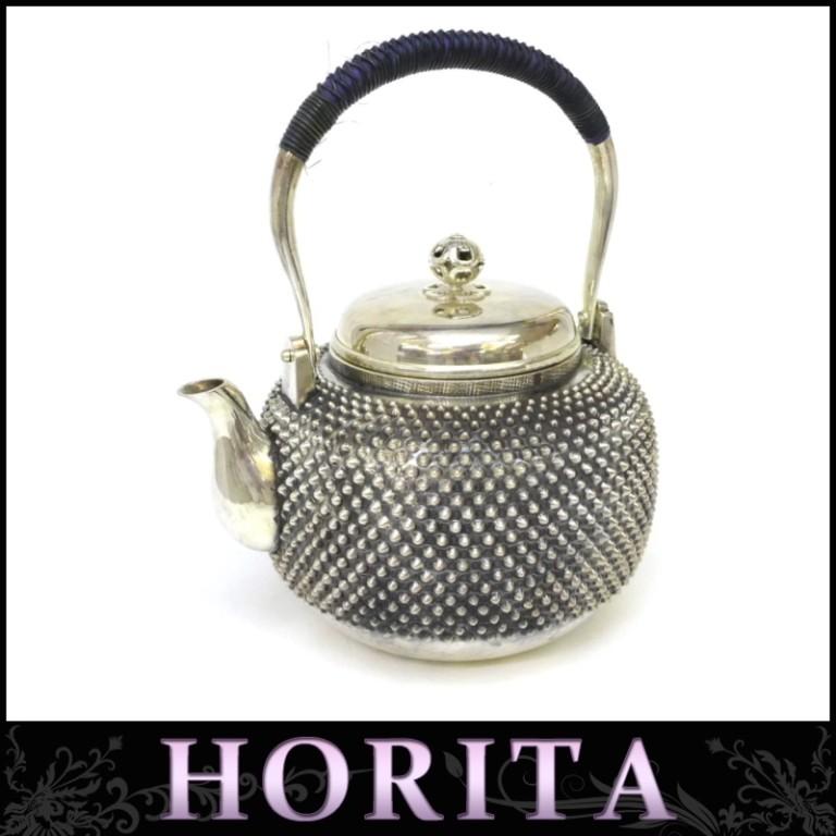 純銀 やかん 茶器 鉄瓶 湯沸(42693) : 堀田商事質店 Yahoo!店 - 通販