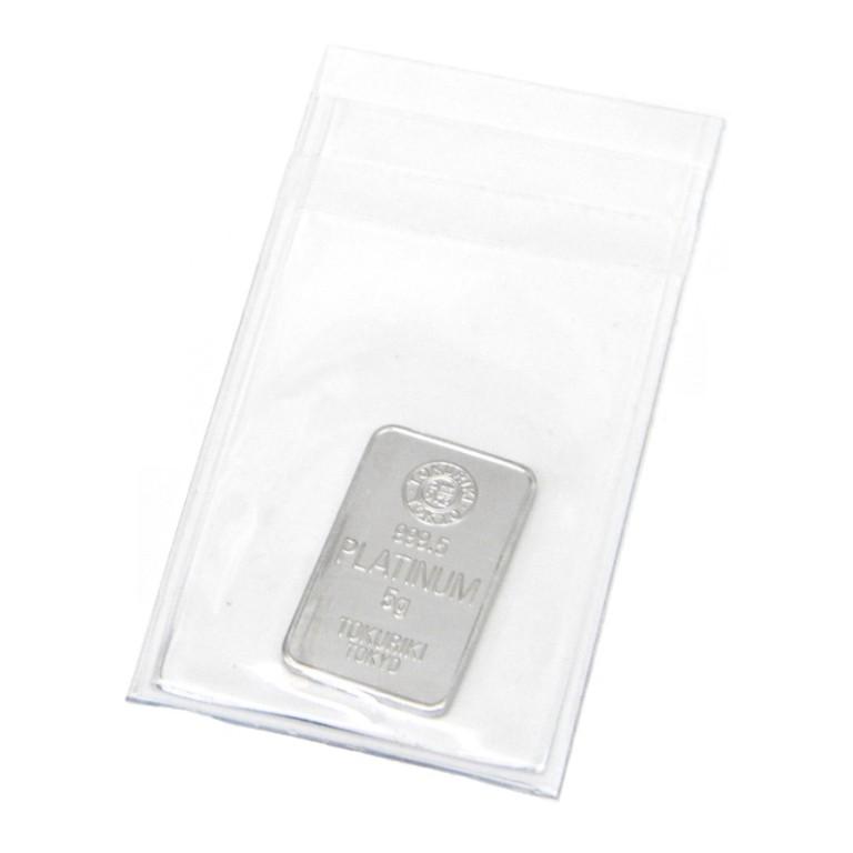 新品】プラチナ インゴット 徳力本店 純プラチナ プラチナバー 5g
