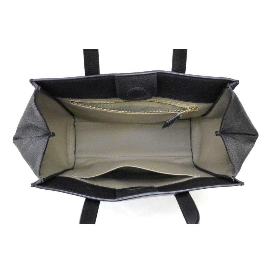 GIORGIO ARMANI ジョルジオ アルマーニ ハンドバッグ 黒 レザー 【中古