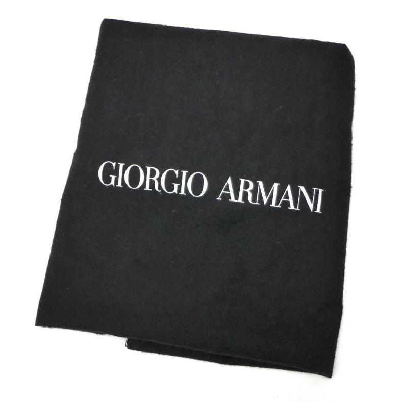 GIORGIO ARMANI ジョルジオ アルマーニ ハンドバッグ 黒 レザー 【中古