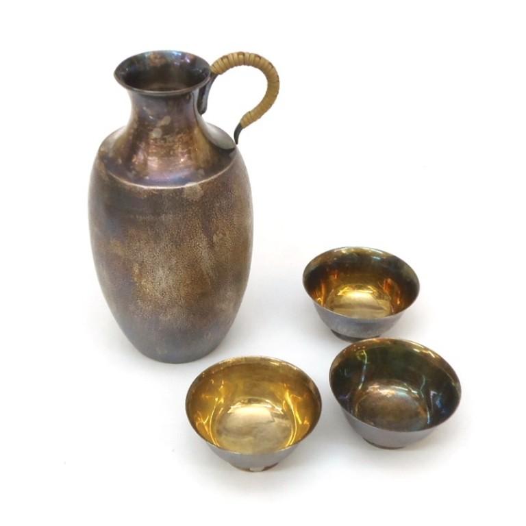 純銀 徳利＆お猪口セット /シルバー 【中古】(47822) : 堀田商事質店 