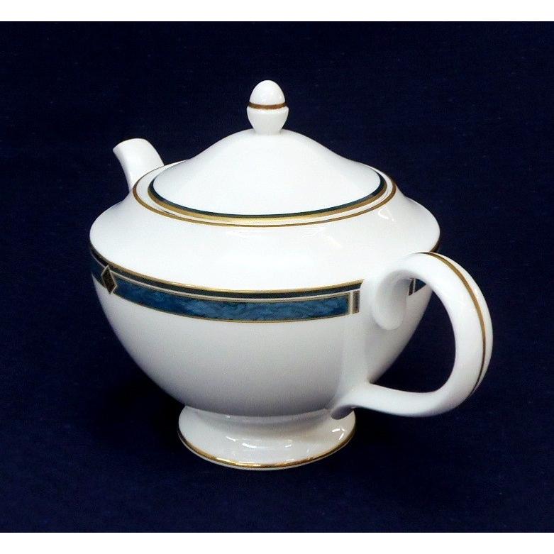 ウェッジウッド WEDGWOOD ティーポット EMBASSYコレクション 白・グリーン系(48934)_1