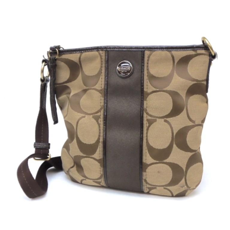 COACH コーチ ショルダーバッグ シグネチャー柄 アウトレット F21905  