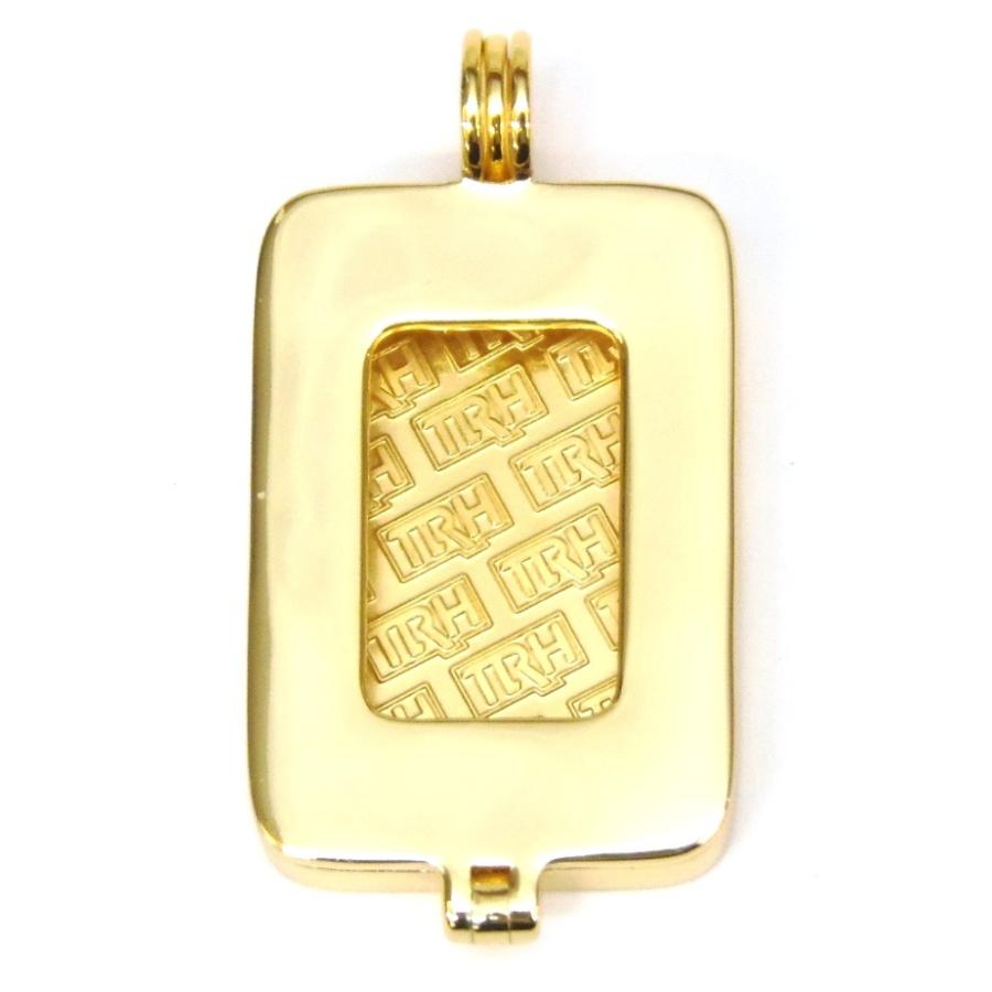 新品】徳力本店 24金 純金 インゴット ペンダントトップ 10g 枠脱着