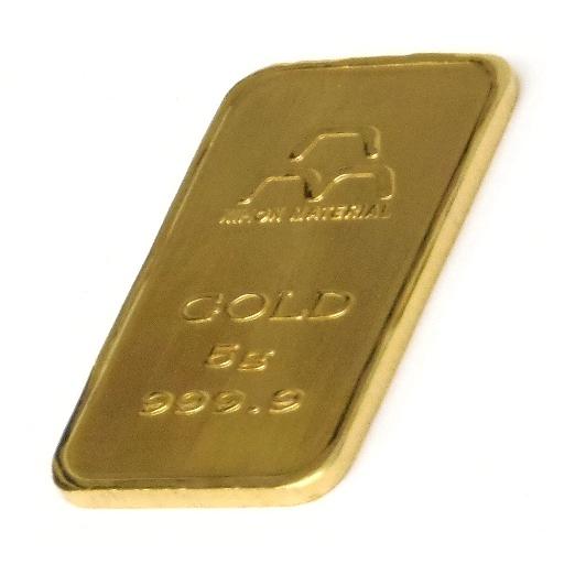 新品 日本マテリアル 純金 インゴット 5ｇ ゴールドバー Ingot 実物 24金