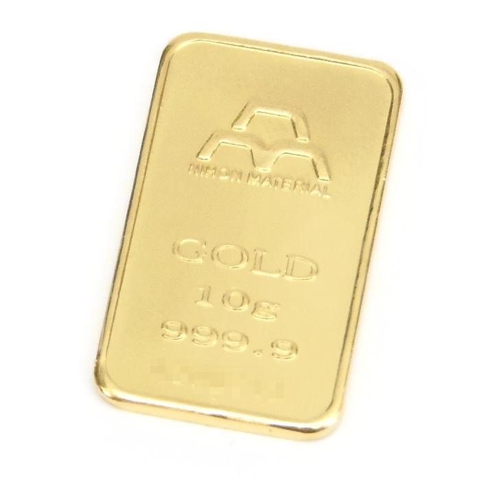 新品】日本マテリアル 純金 24金 インゴット 10g ゴールドバー 新品】日本マテリアル 純金 24金 インゴット 10g ゴールドバー