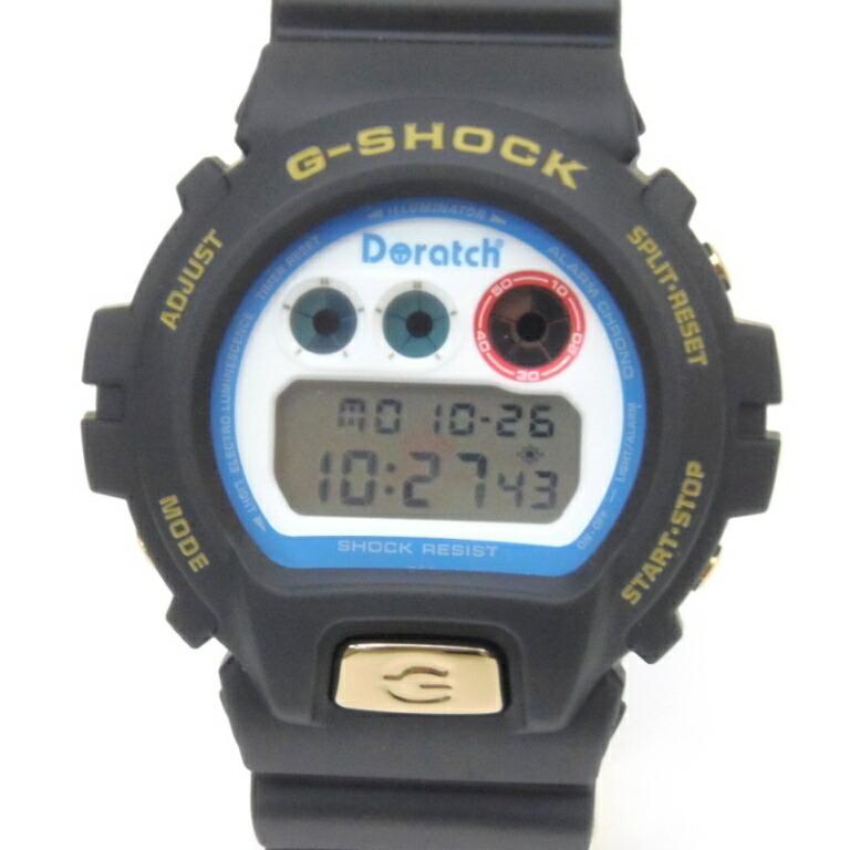 カシオ 腕時計 Doratch×G-SHOCK ドラえもんコラボ DW-6900【中古 