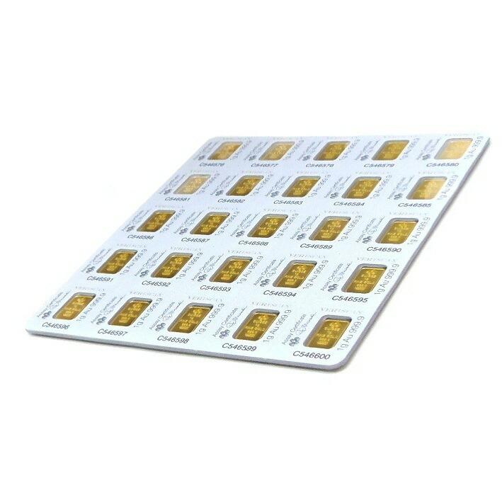 新品】パンプ PAMP 純金 インゴット ゴールドバー 24金 ingot 1g×25本