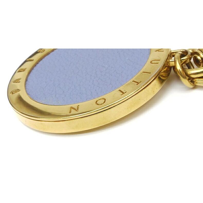 ﾙｲ･ｳﾞｨﾄﾝ ﾊﾞｯｸﾞﾁｬｰﾑ･ﾎﾟｰｼﾞｰ M65121 ｱﾝﾌﾟﾗﾝﾄ ﾌﾞﾙｰ 【中古】(54306) LOUIS VUITTON（ルイ・ヴィトン） バッグチャーム・ポージー M65121