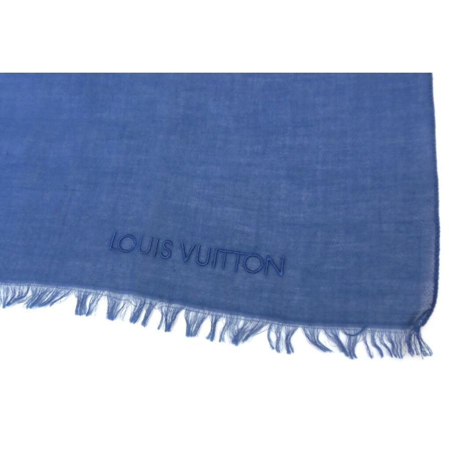 LOUIS VUITTON（ルイ・ヴィトン） ストール M75138 ブルー【中古