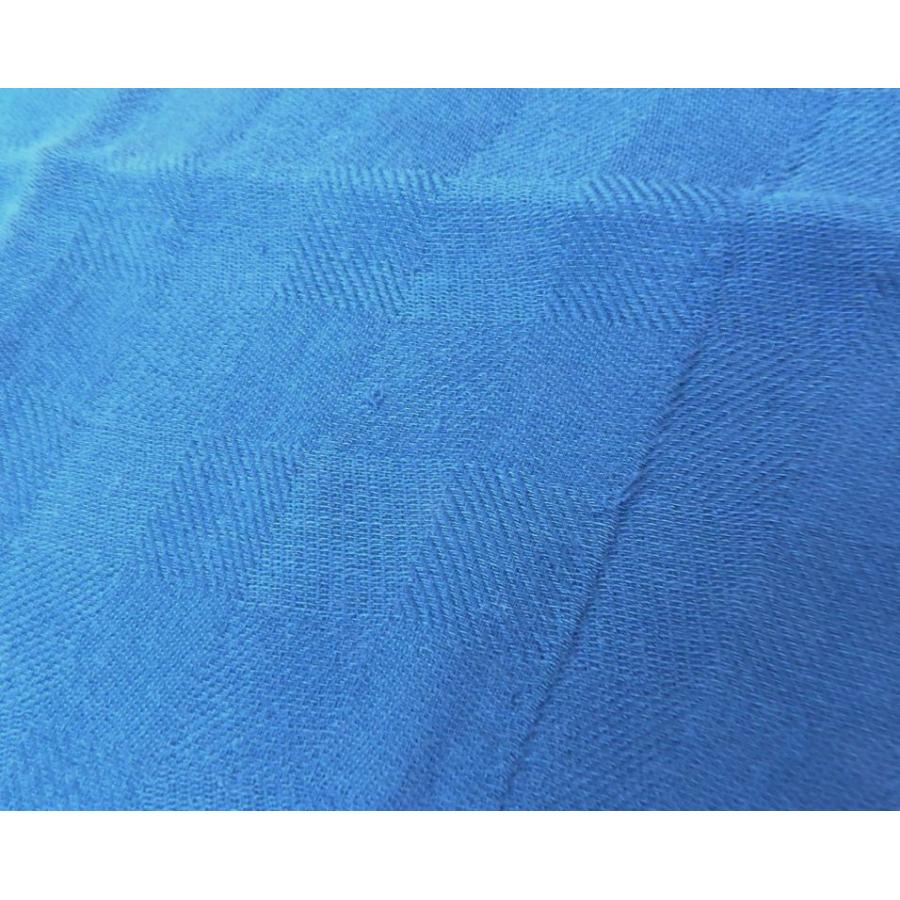 ﾙｲ･ｳﾞｨﾄﾝ ｽﾄｰﾙ M75138 ﾌﾞﾙｰ【中古】(54776) LOUIS VUITTON（ルイ・ヴィトン） ストール M75138 ブルー【中古