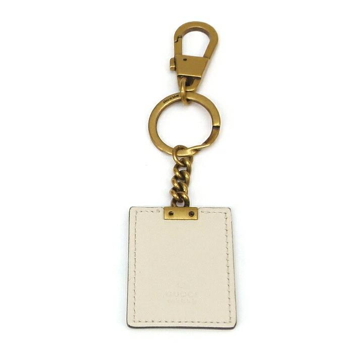 GUCCI（グッチ） ワールドワイド エンブロイダリー レザーキーリング