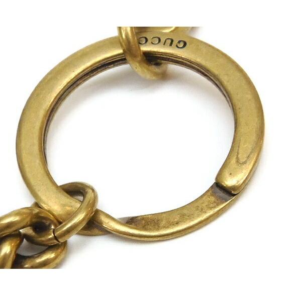 GUCCI（グッチ） ワールドワイド エンブロイダリー レザーキーリング