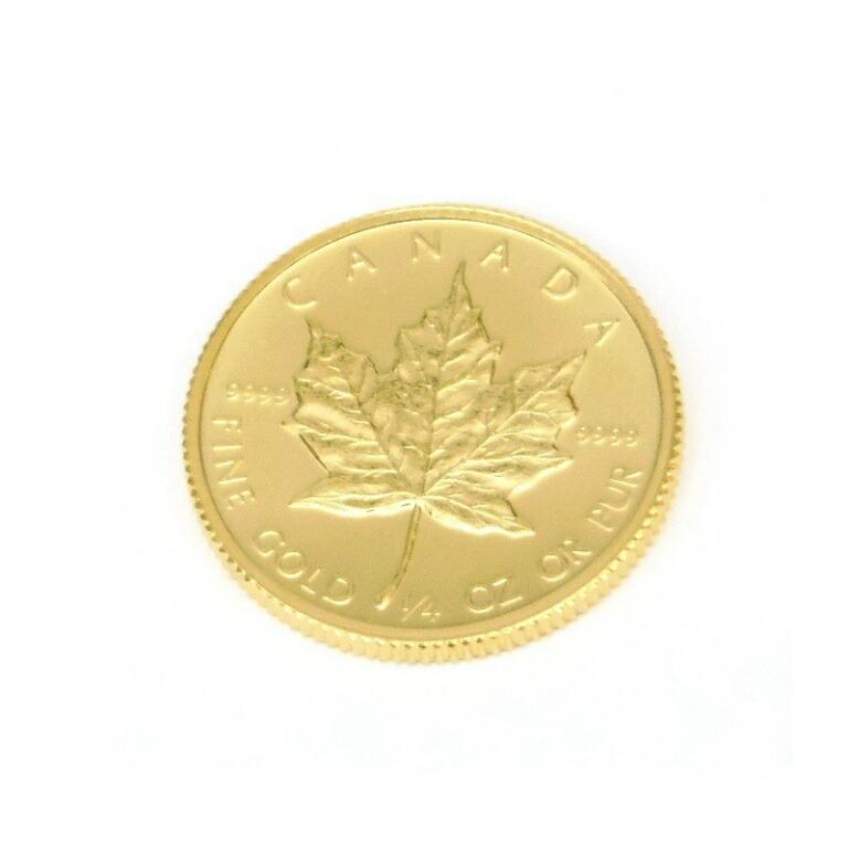 メイプルリーフ金貨 1 4oz メープルリーフ金貨 1 4オンス 1986年 堀田商事質店 Yahoo 店 通販 Yahoo ショッピング