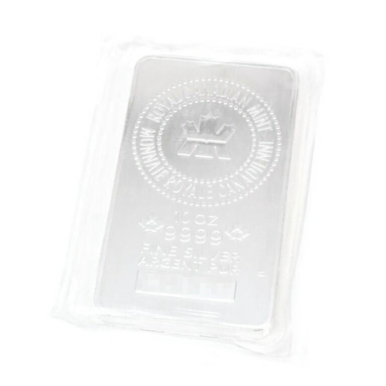 純銀 311g ロイヤル カナディアン ミント 10オンス 10oz インゴット ロイヤル カナディアン ミント 純銀 インゴット 10oz Royal Canadian