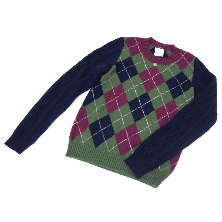CHANEL（シャネル） アーガイル柄クルーネックセーター マルチ 【中古