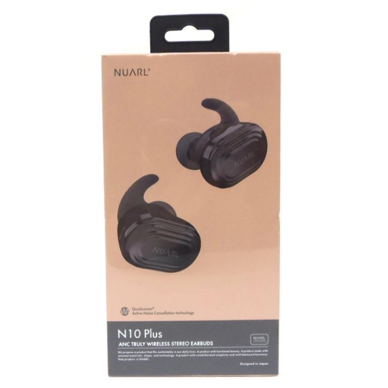NUARL（ヌアール） 完全ワイヤレスイヤホン N10PLUS-PB ピアノブラック